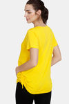 Coucou Bamboo Cotton Maternity & Nursing Top - Vibrant Yellow — thumbnail 3